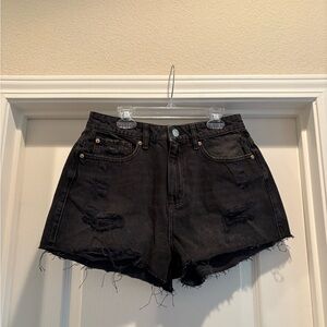 2 Inch Inseam Garage Denim Jean Shorts